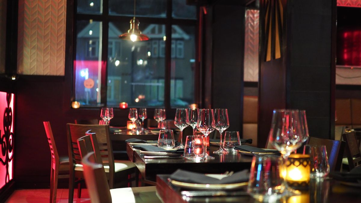 Wnętrze restauracji Wrzos